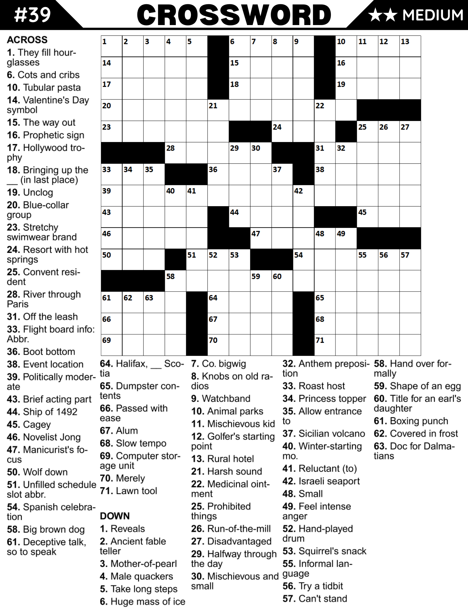 [Printable-PDF]Easy Medium Hard Crossword Puzzle Book For Adults and Seniors - 100 Puzzles