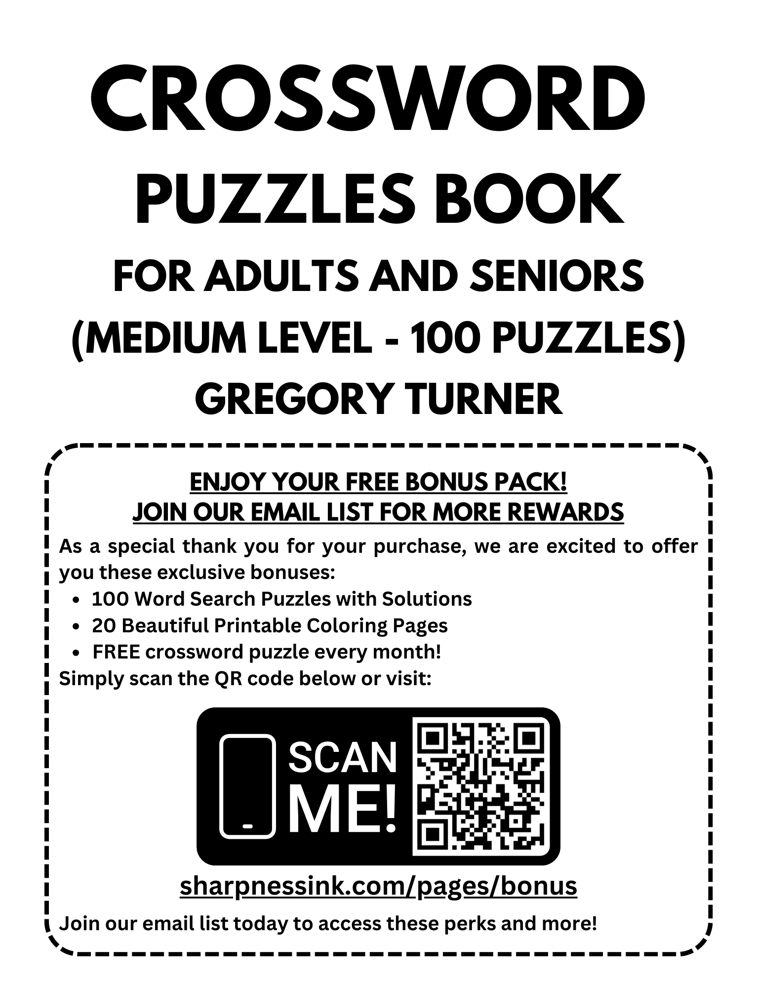 [Printable-PDF]Medium Crossword Puzzle Book For Adults and Seniors - 100 Puzzles